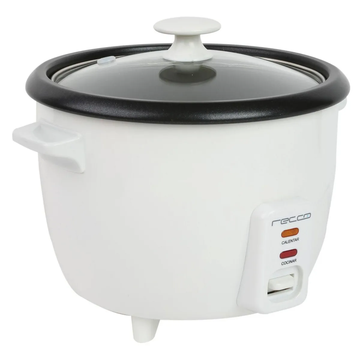 RECCO - Olla Arrocera 1 Litro 1000W Recco Blanco