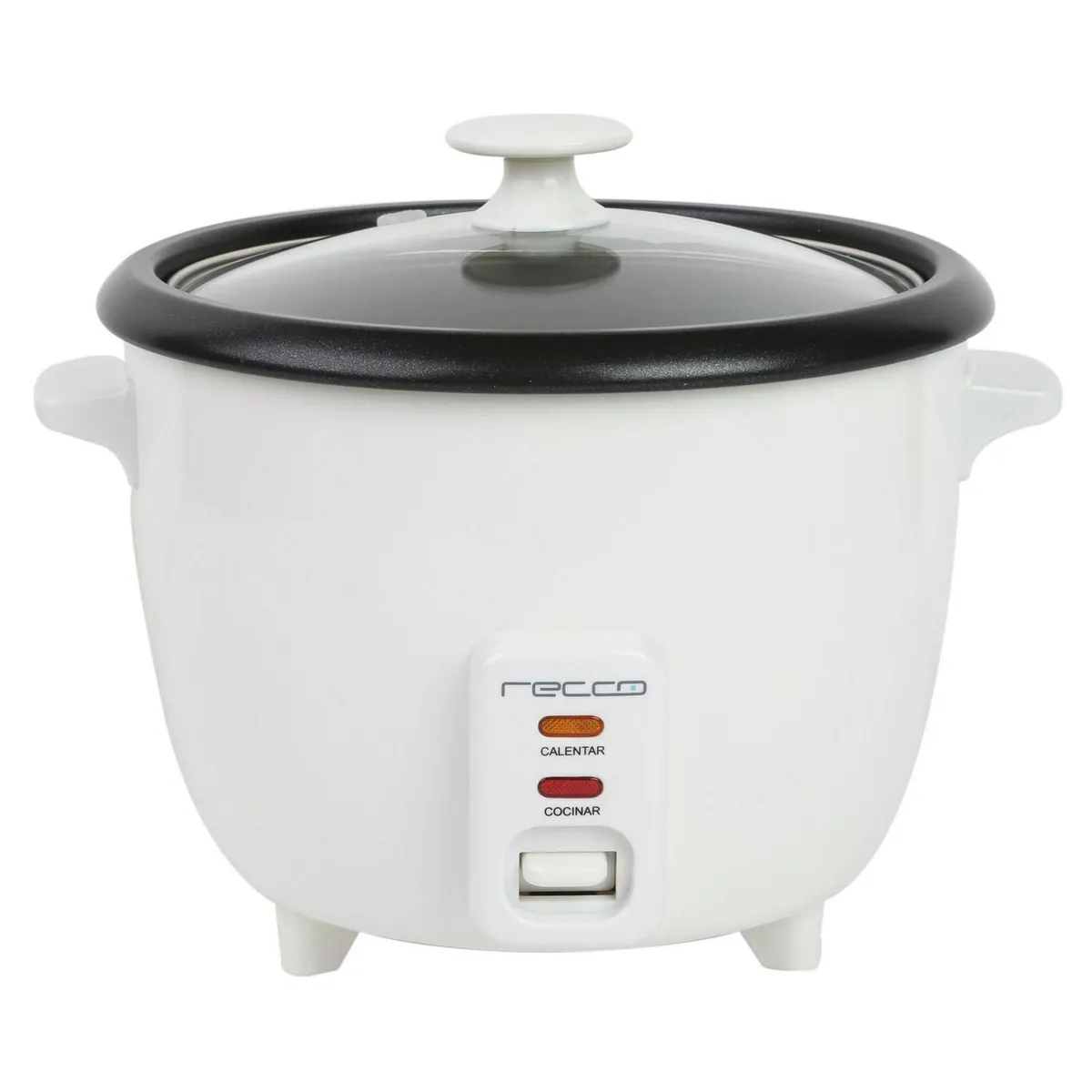 RECCO - Olla Arrocera 1 Litro 1000W Recco Blanco