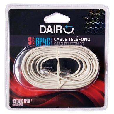 Cable Telefnico Plano 5 m 