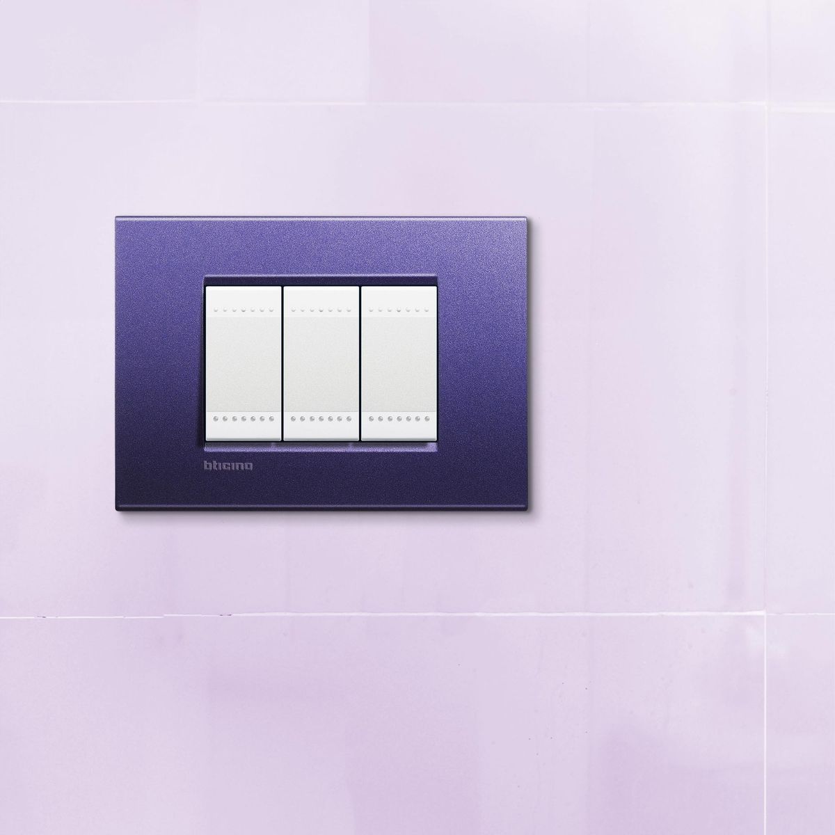 BTICINO - Placa Living Light Gris