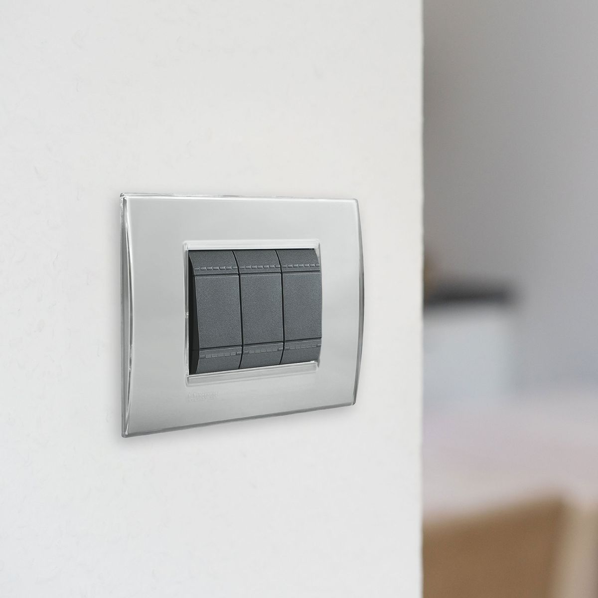 BTICINO - Placa Living Light Gris