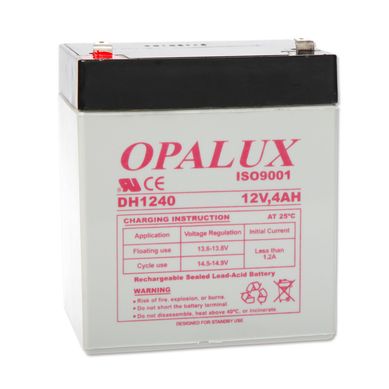 Bateria seca 12 V 4 ah opalux DH-1240 plomo