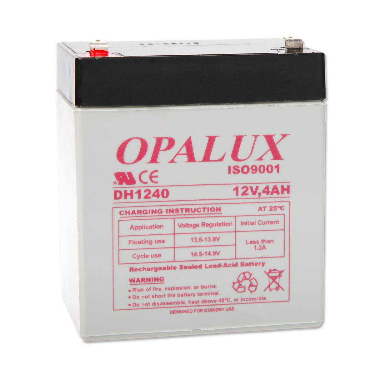 PULSAR - Bateria seca 12 V 4 ah opalux DH-1240 plomo