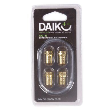 Conector F de Crimpeo RG-6