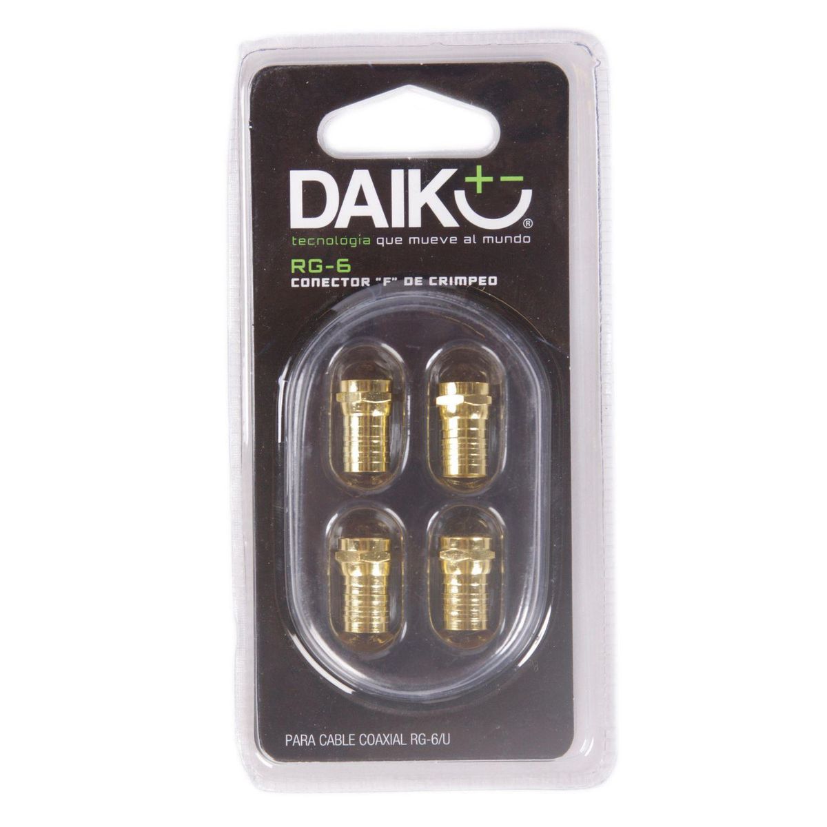 MACROTEL - Conector F de Crimpeo RG-6