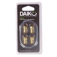 Conector F de Crimpeo RG-6