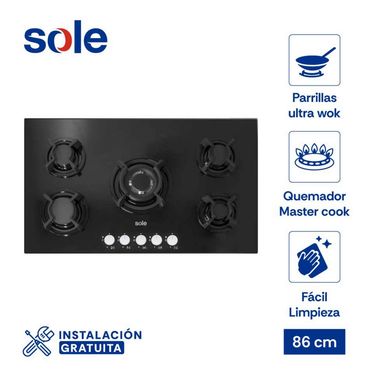 Cocina Empotrable Sole 5 Quemadores SOLCO033