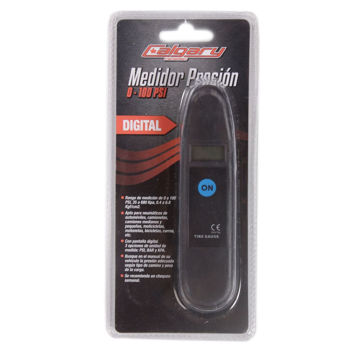 CALGARY - Medidor de presión digital