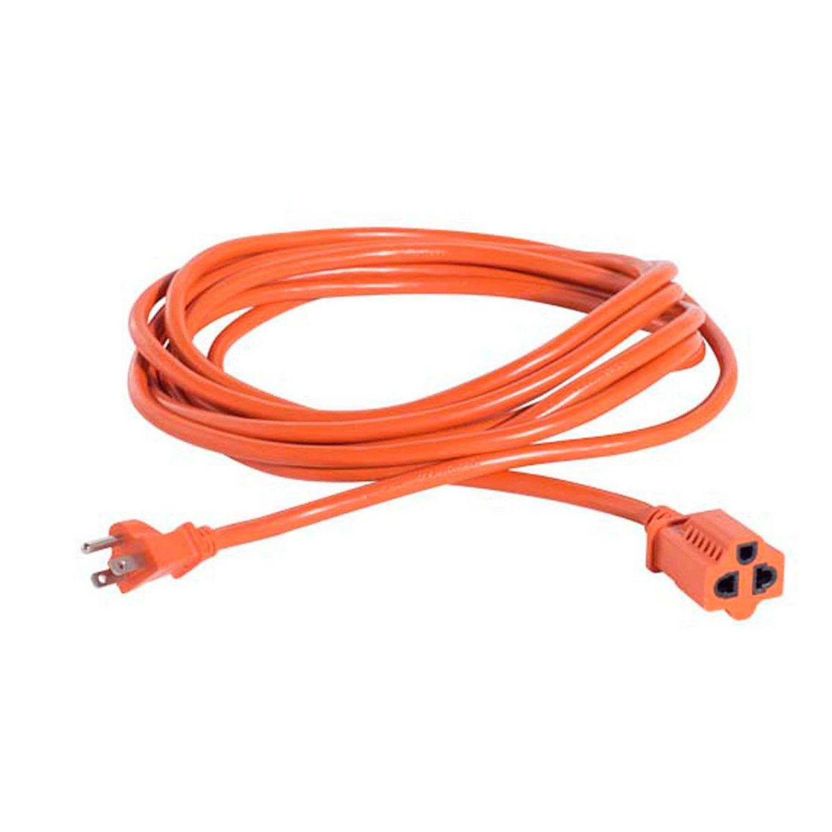 HALUX - Extensión eléctrica 5 Metros 1 Toma Naranja