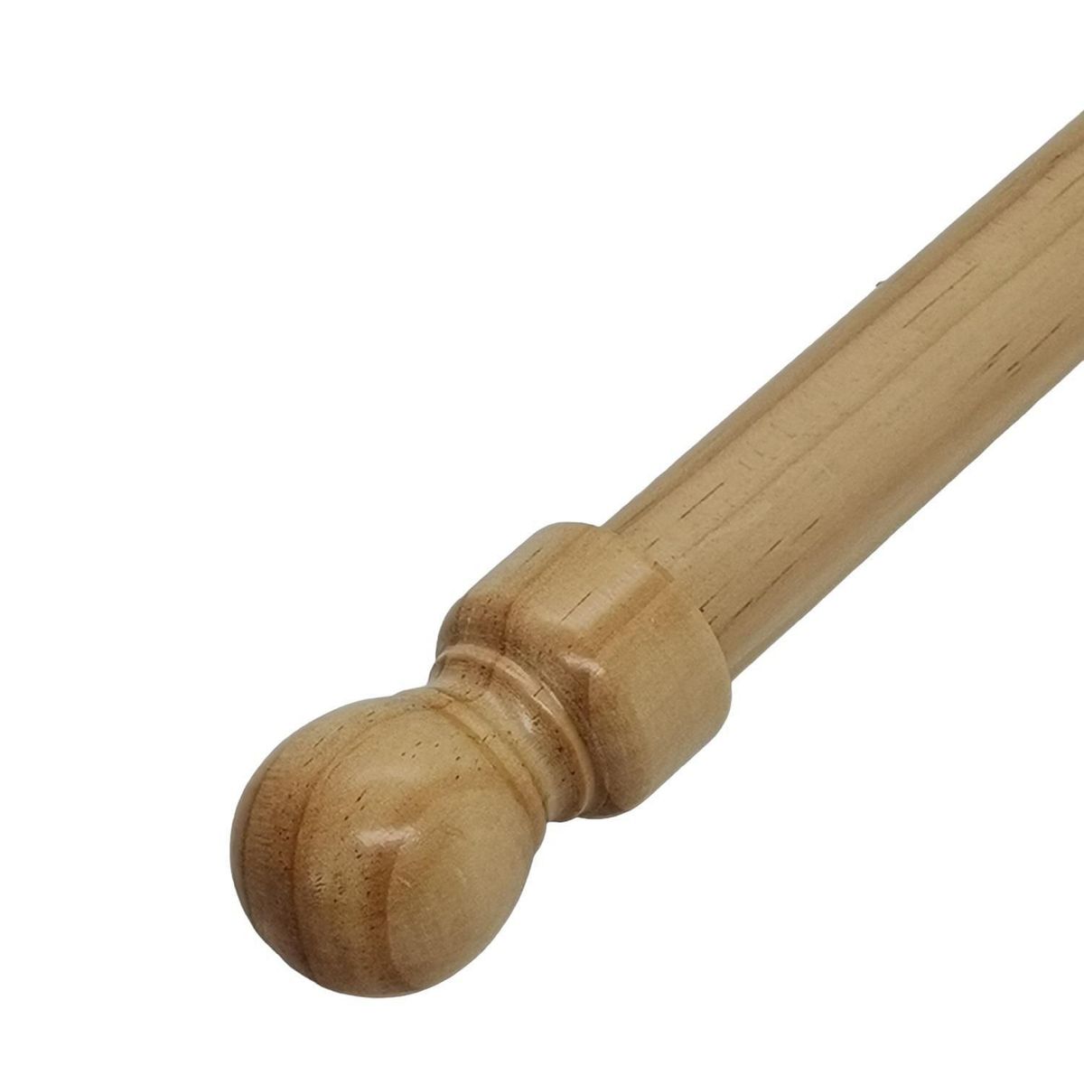 METALHSA - Terminal Bola madera natural 35mm (2un)