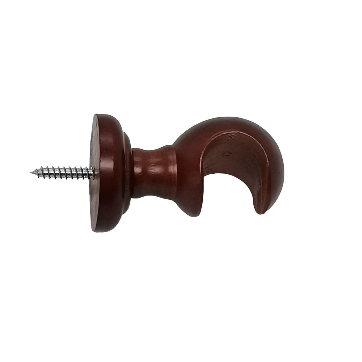 METALHSA - Soporte simple Techo madera chocolate 35mm