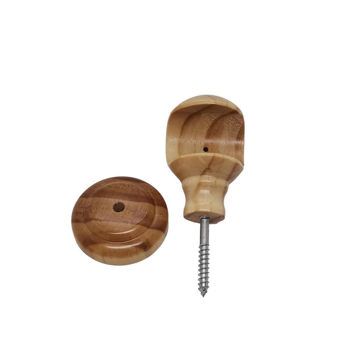 METALHSA - Soporte simple Techo madera natural 35mm