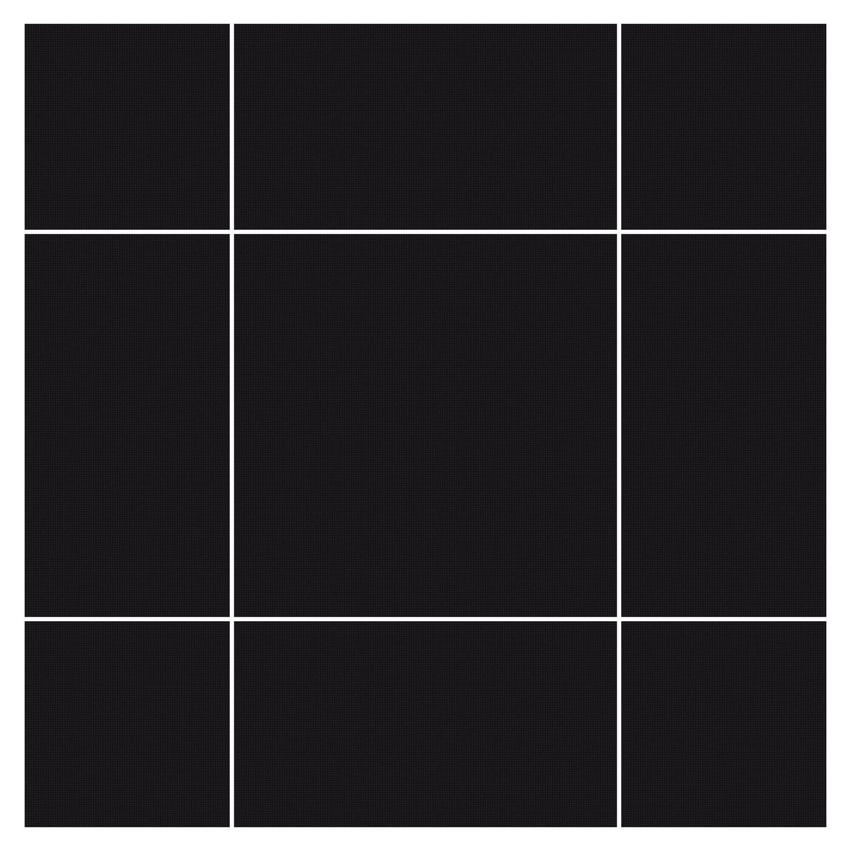 Cerámica Negro Liso 46X46cm 1.9m2 Diamante Negro, marca GALA - Foto 2