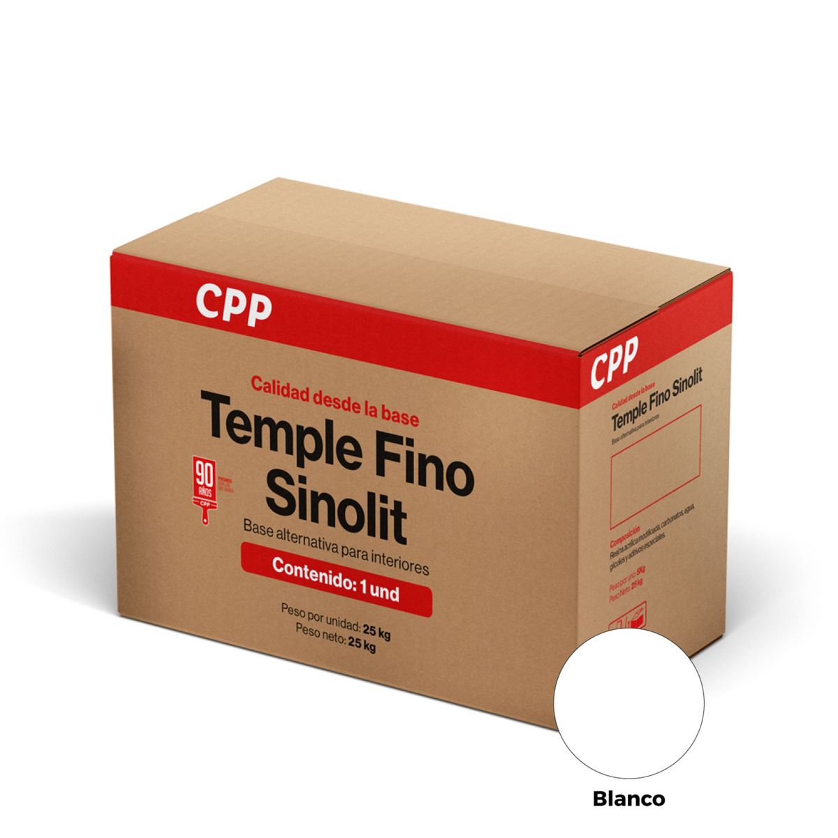 SINOLIT - Sinolit CPP Temple Fino 25 kg blanco