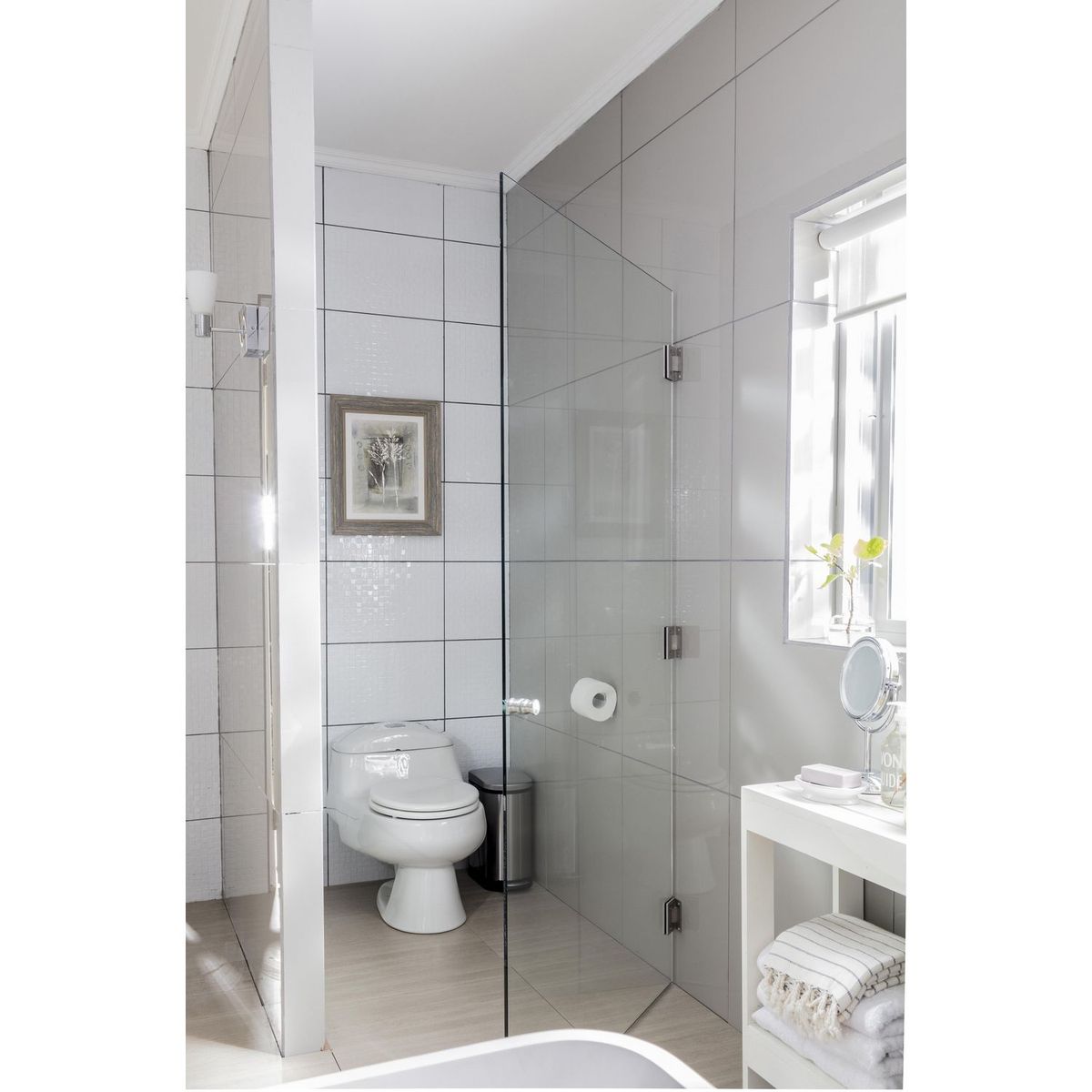 JUST HOME COLLECTION - Papelera Rectangular con Pedal Quiet Closet 10L