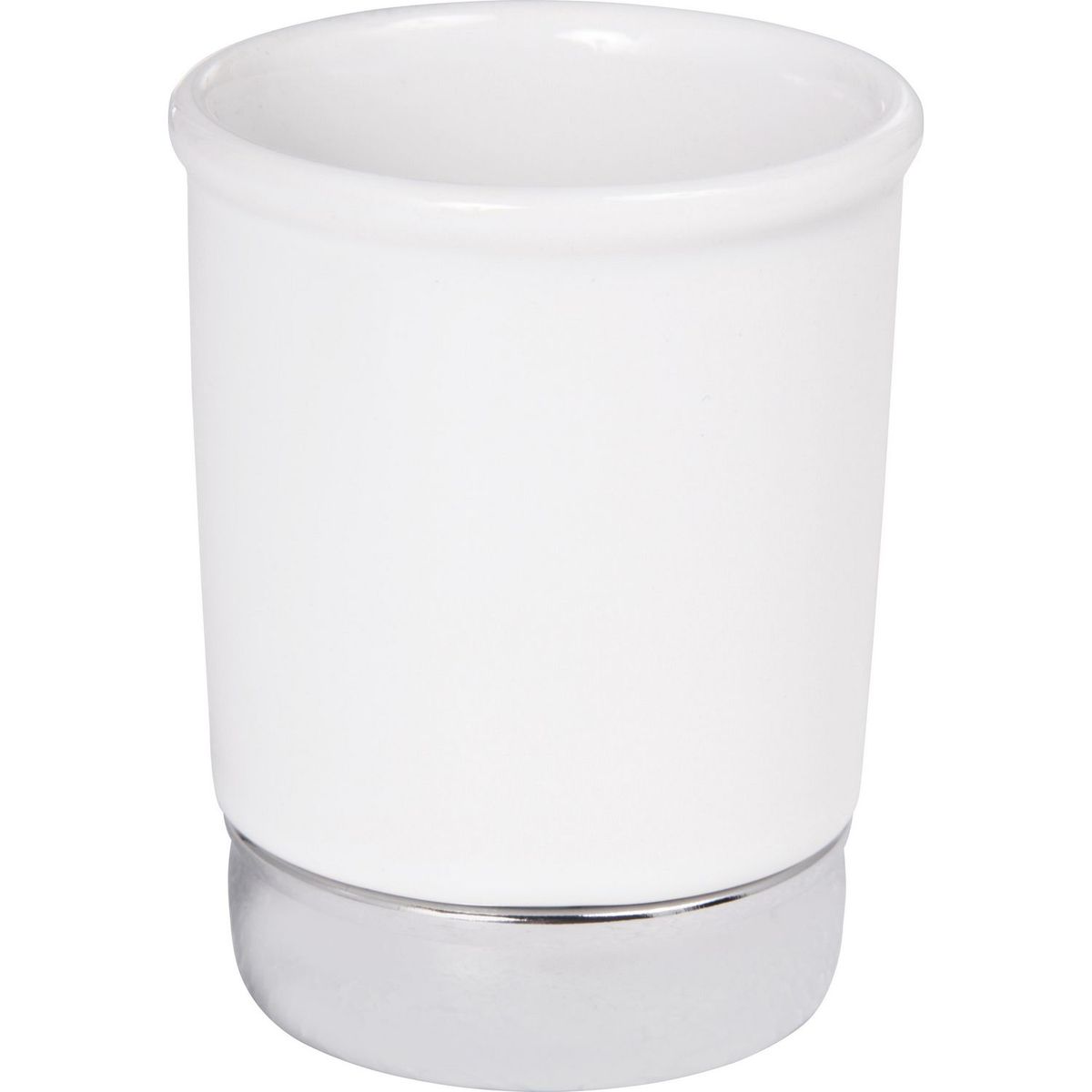 INTERDESIGN - Vaso para Baño de Cerámica York Blanco
