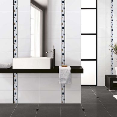 Listelo Square Blanco 30x6.5cm