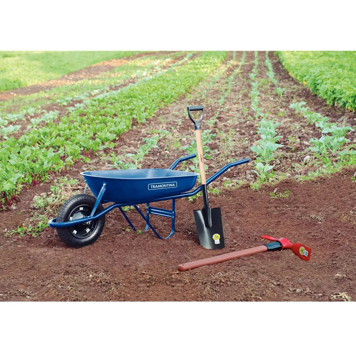 TRAMONTINA - Pala Cuadrada Junior Con Mango