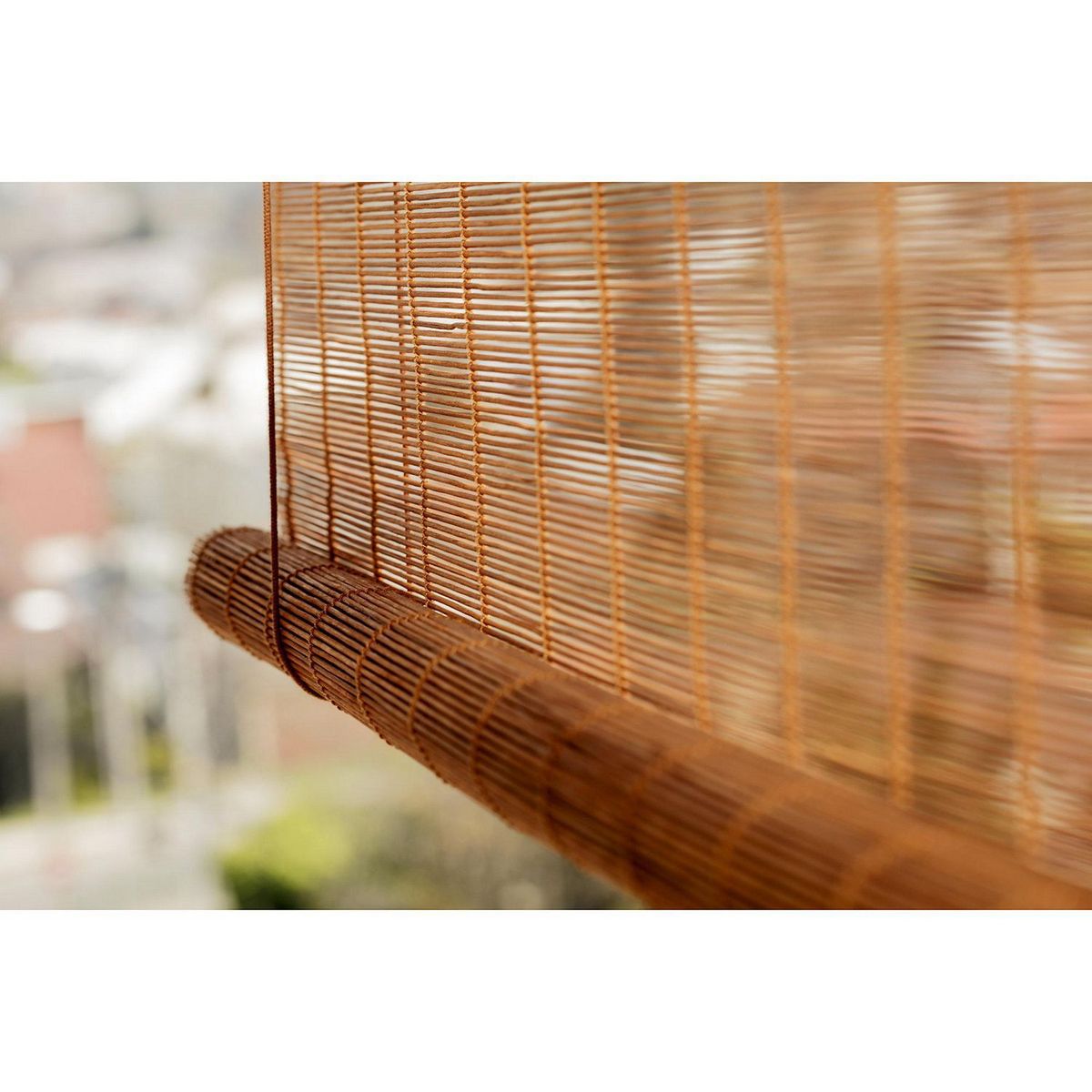 JUST HOME COLLECTION - Cortina Roller Bambú 120x165cm Café