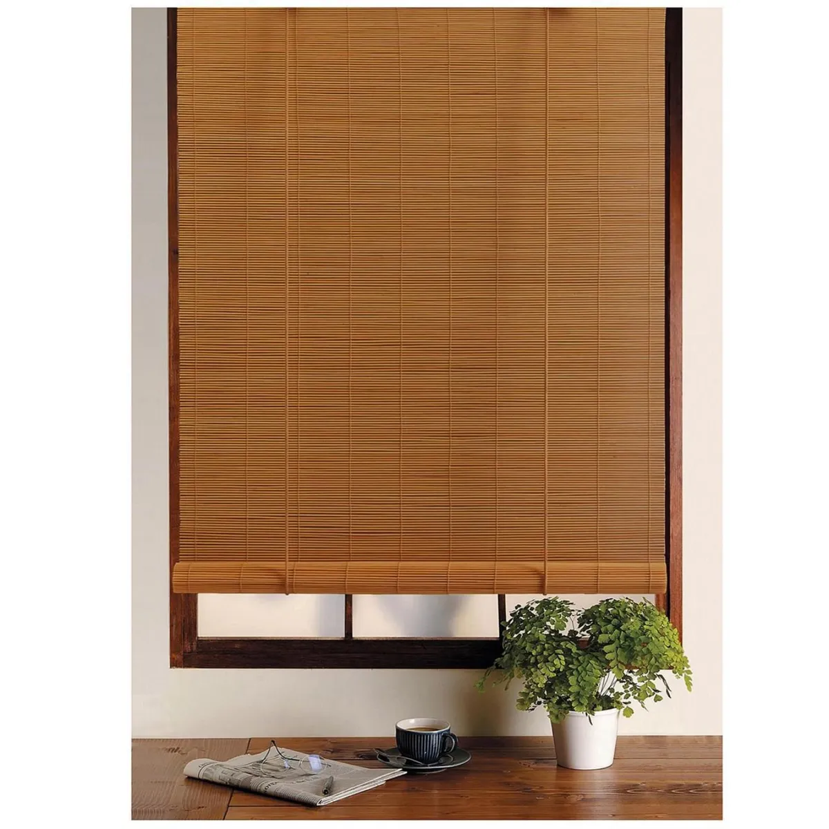 JUST HOME COLLECTION - Persiana Horizontal De Bambú 80x165cm Maple