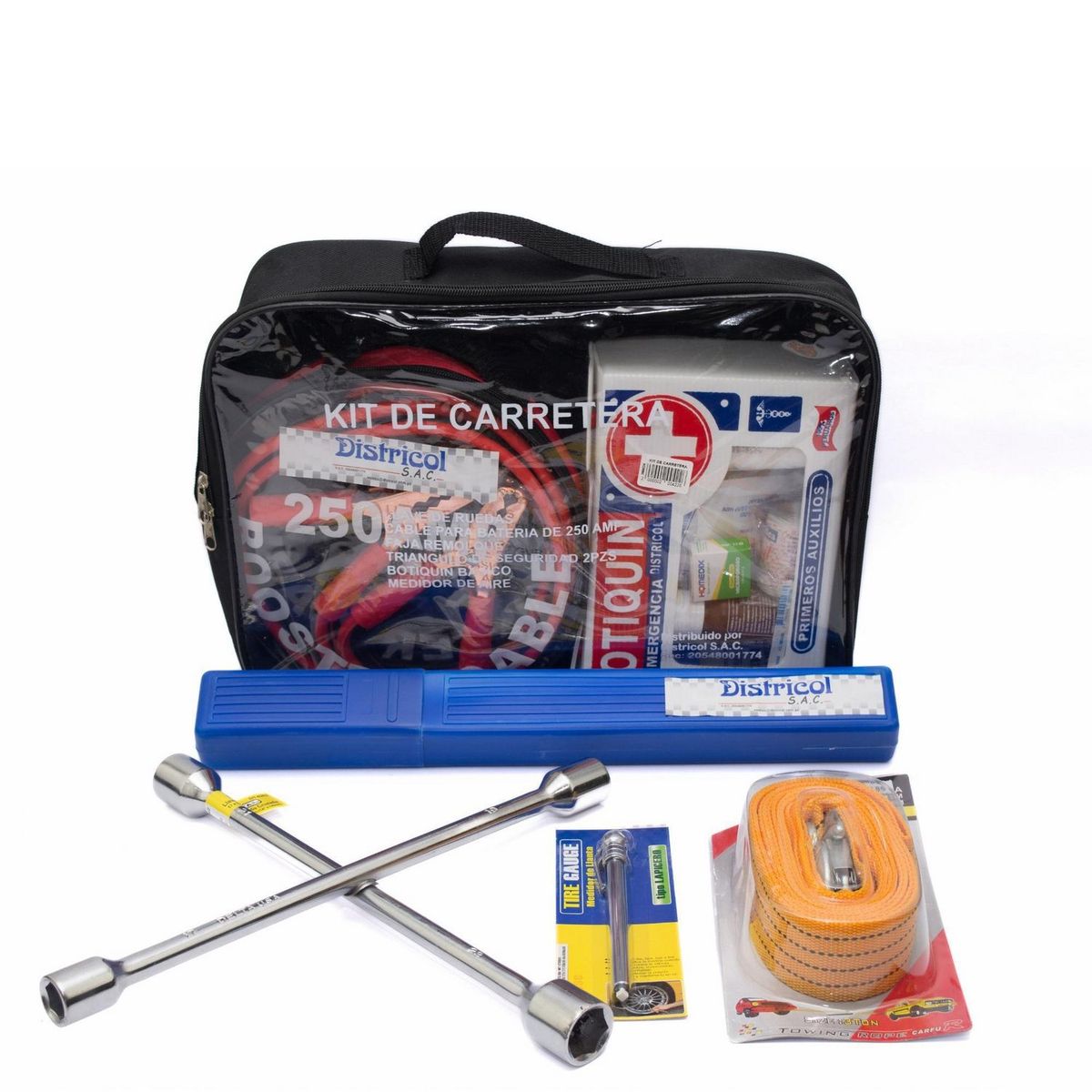 DISTRICOL - Kit de Carretera 7 Piezas