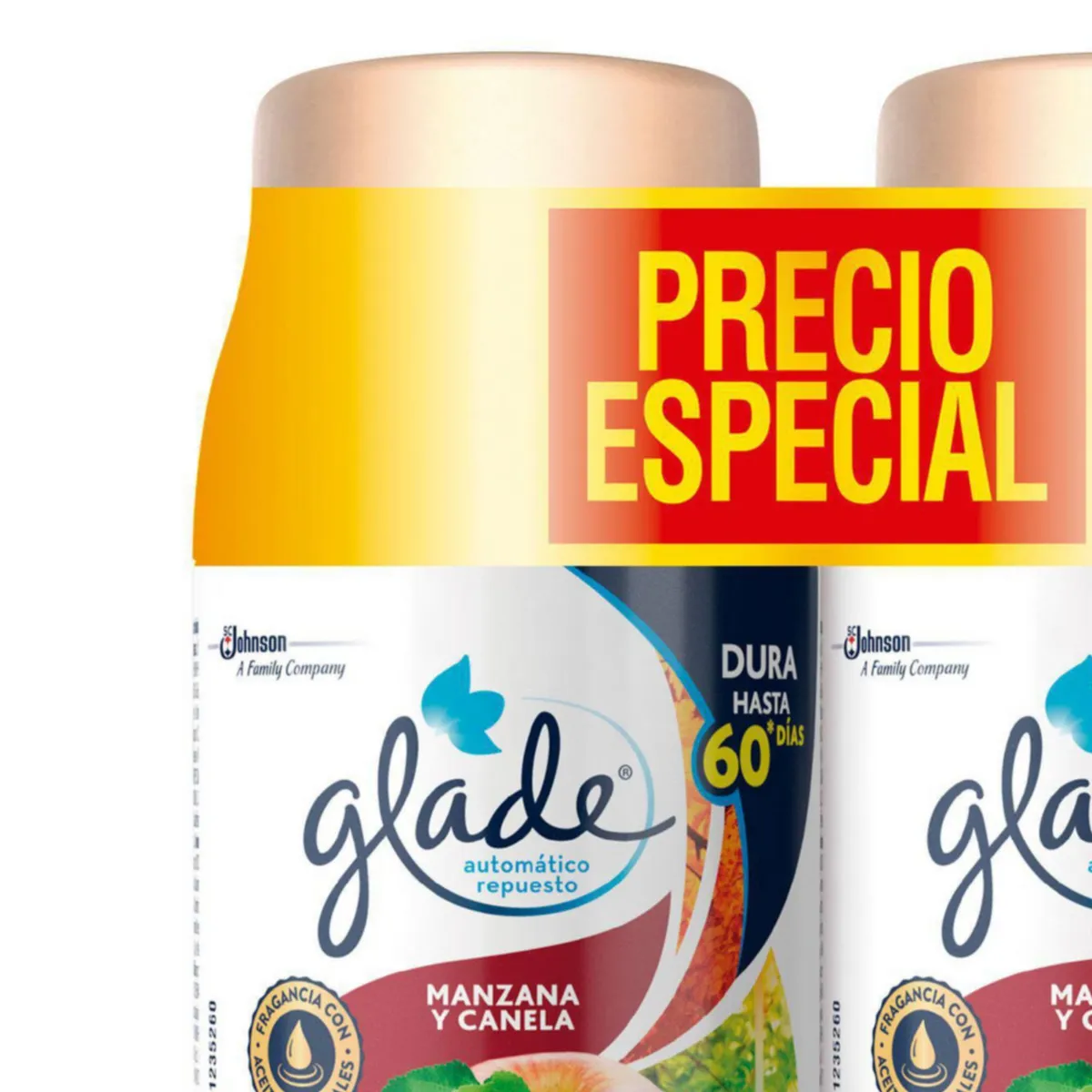 GLADE - Ambientador Glade Eléctrico Manzana/Canela 270Ml