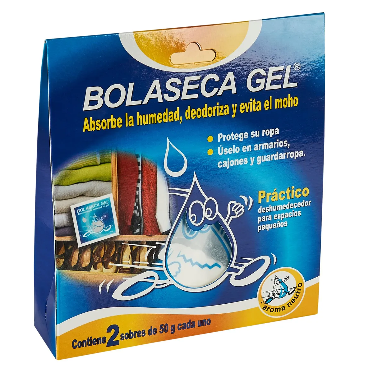 BOLASECA - Deshumedecedor en Gel Neutro 2 unid.