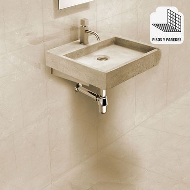 Cermica Beige 46x46 Marmoladas Brillante 2.08 m2