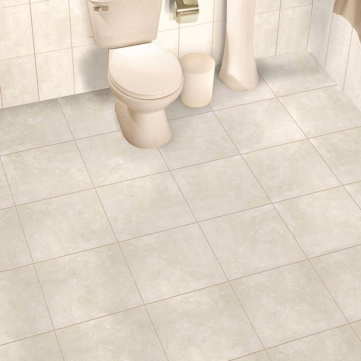 SAN LORENZO - Cerámica Beige 46x46 Marmoladas Brillante 2.08 m2