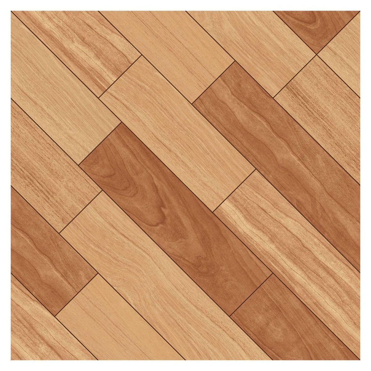 SAN LORENZO - Cerámica Madera Clásica Marron Maderado 45x45cm 2.08m2 para piso