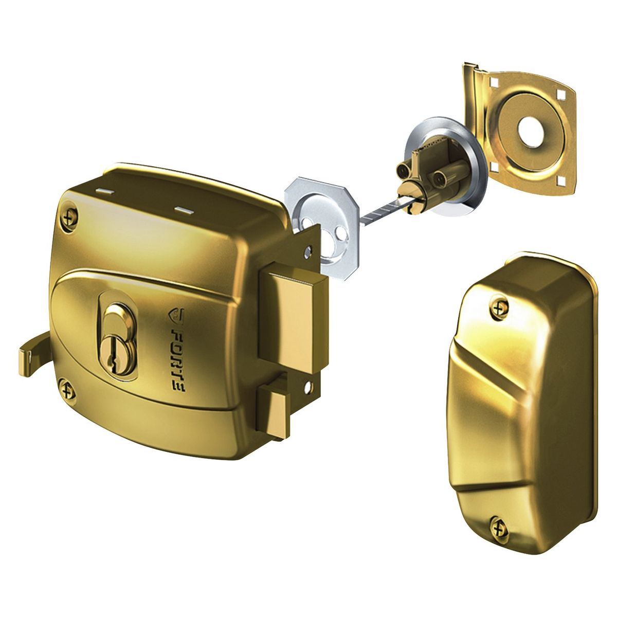 FORTE - Cerradura de Sobreponer Blindada BK-220 Forte