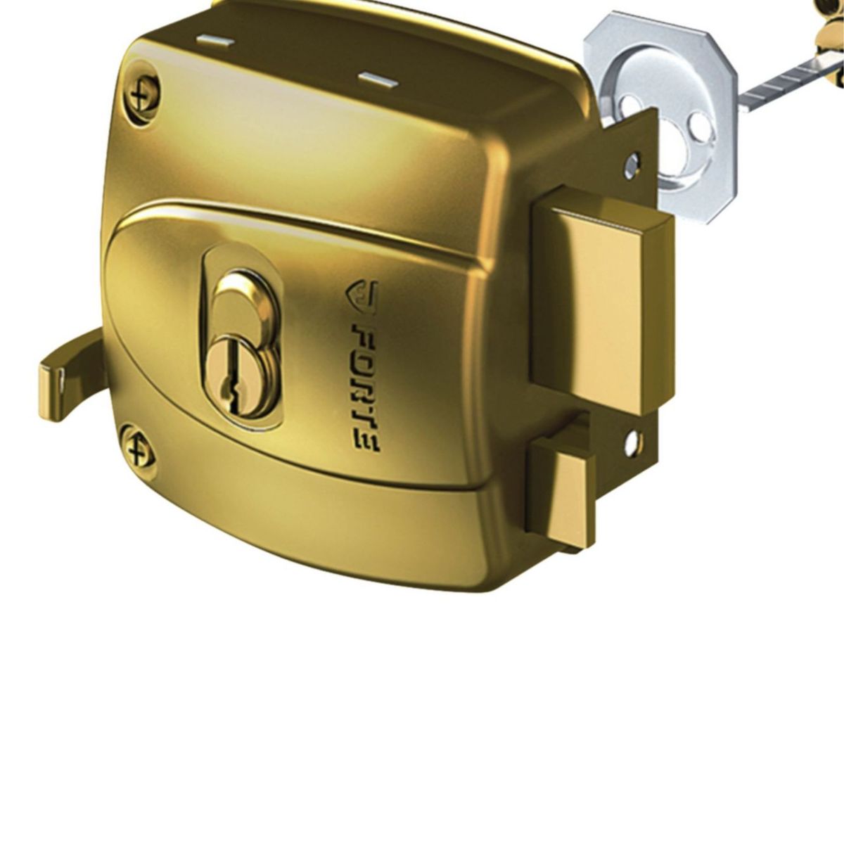 FORTE - Cerradura de Sobreponer Blindada BK-220 Forte