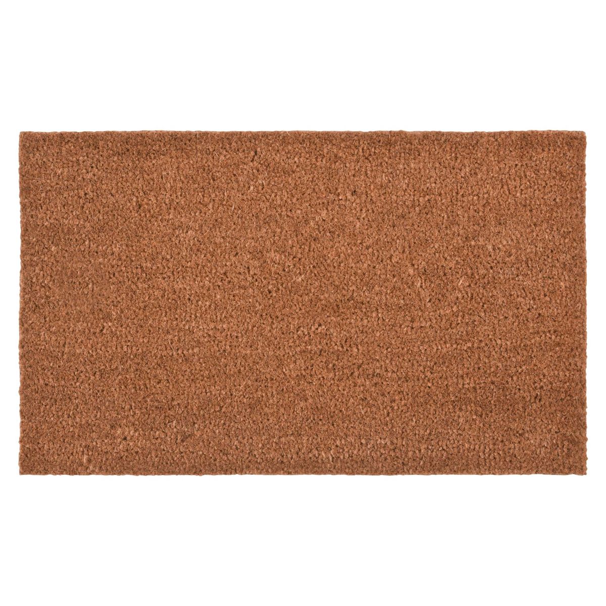 JUST HOME COLLECTION - Felpudo Rectangular Natural Plain 45x75cm Café