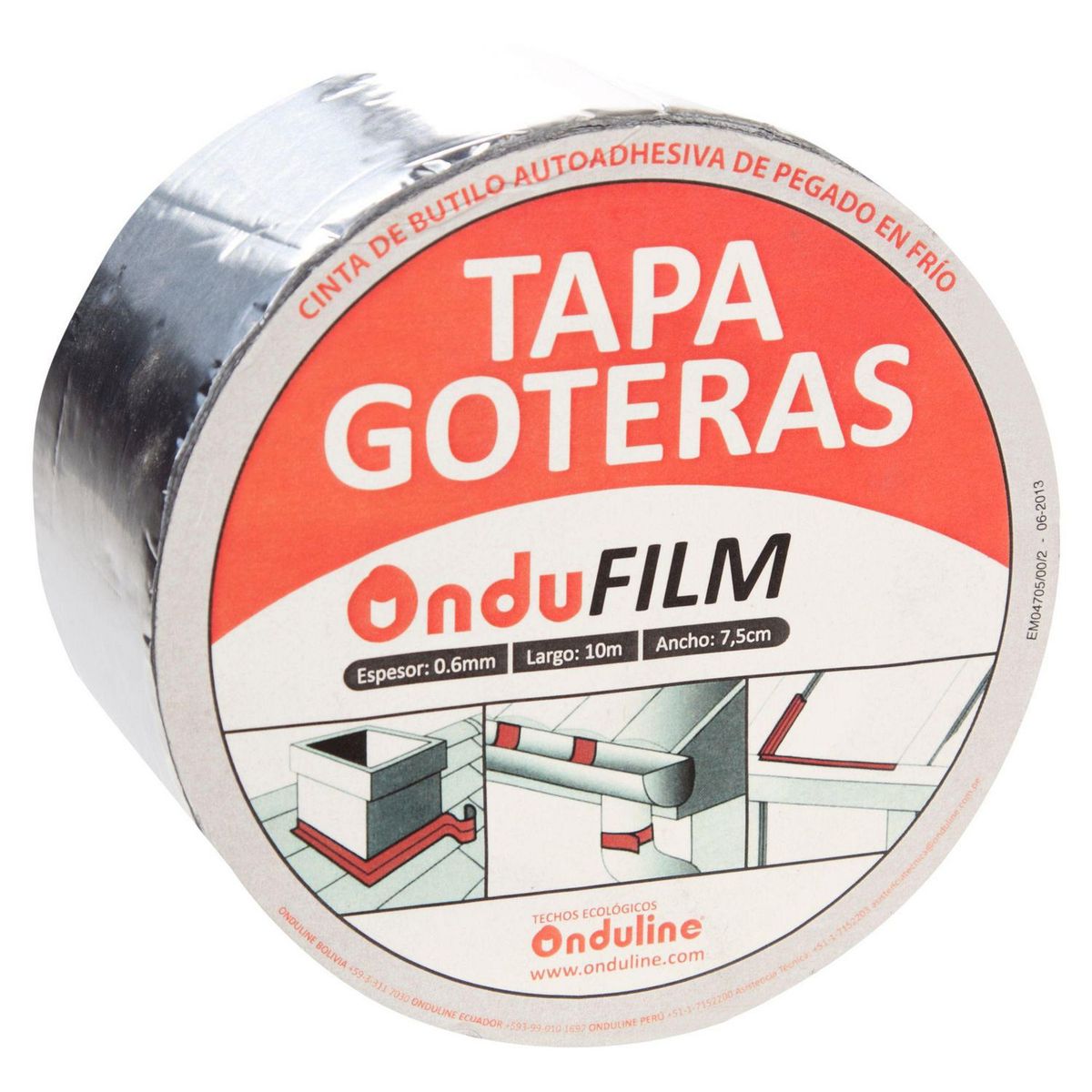 ONDULINE - Tapa Goteras de Aluminio Ondu Film