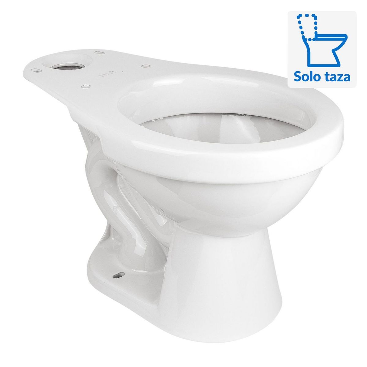 TREBOL - Taza Inodoro Trebol Rapid Jet Blanca