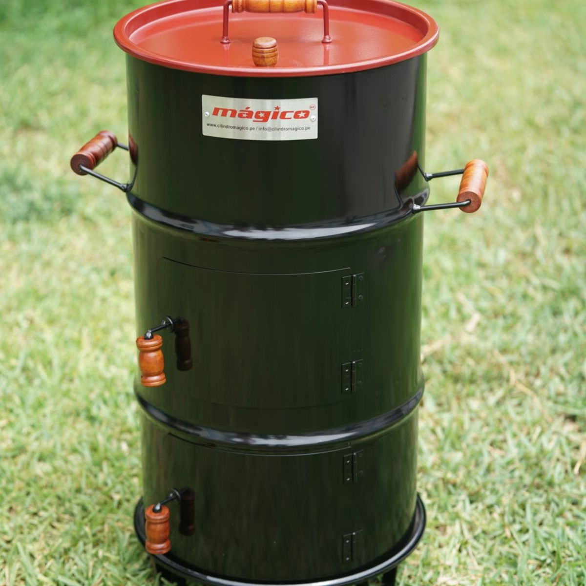 GENERICO - Cilindro Parrillero 38x75cm 16 galones