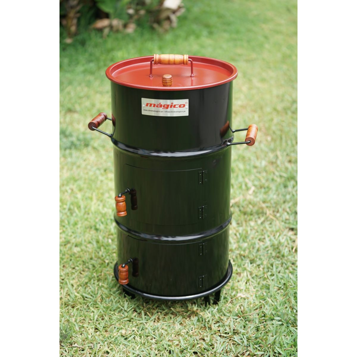 GENERICO - Cilindro Parrillero 38x75cm 16 galones