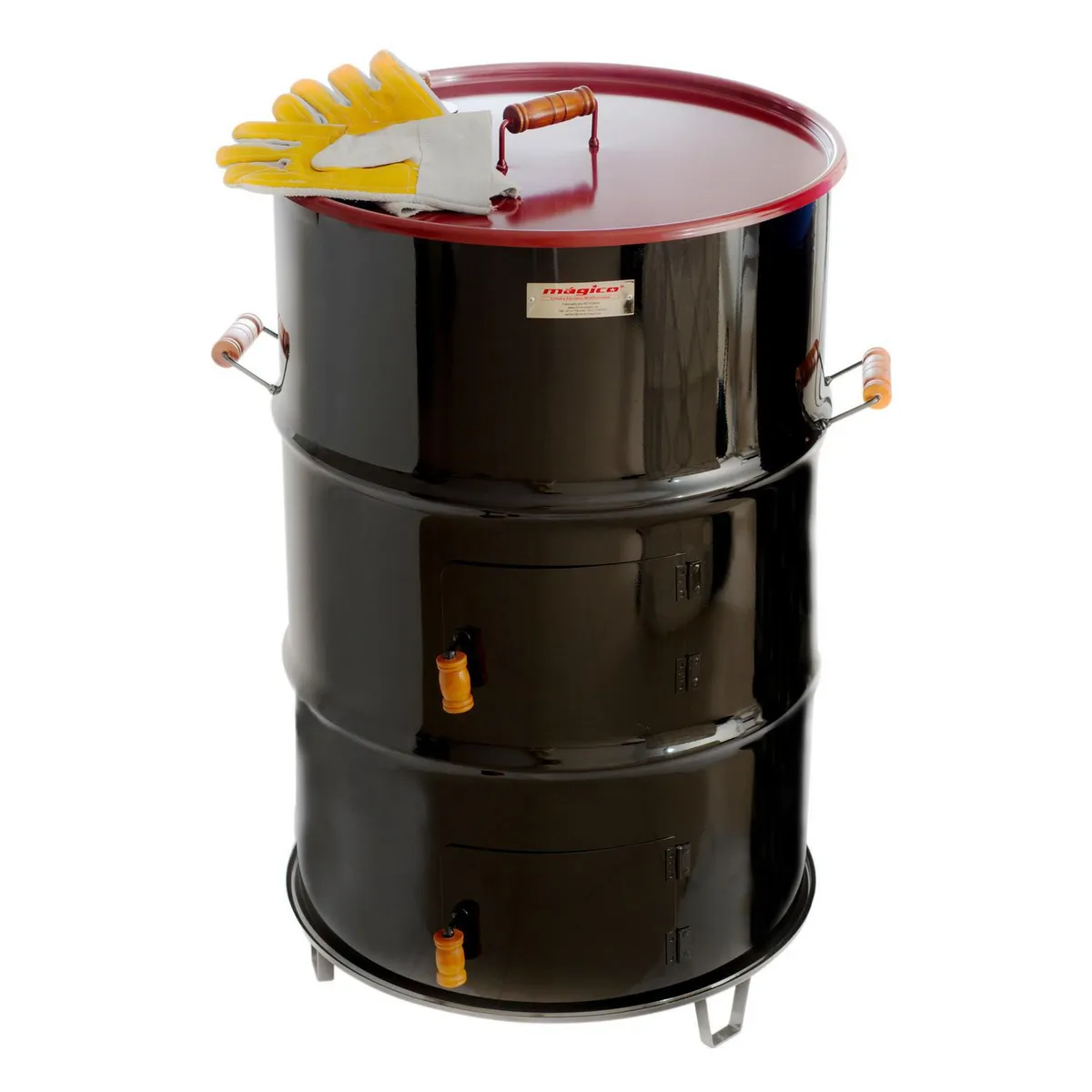 GENERICO - Cilindro Parrillero 96x59cm 55 galones