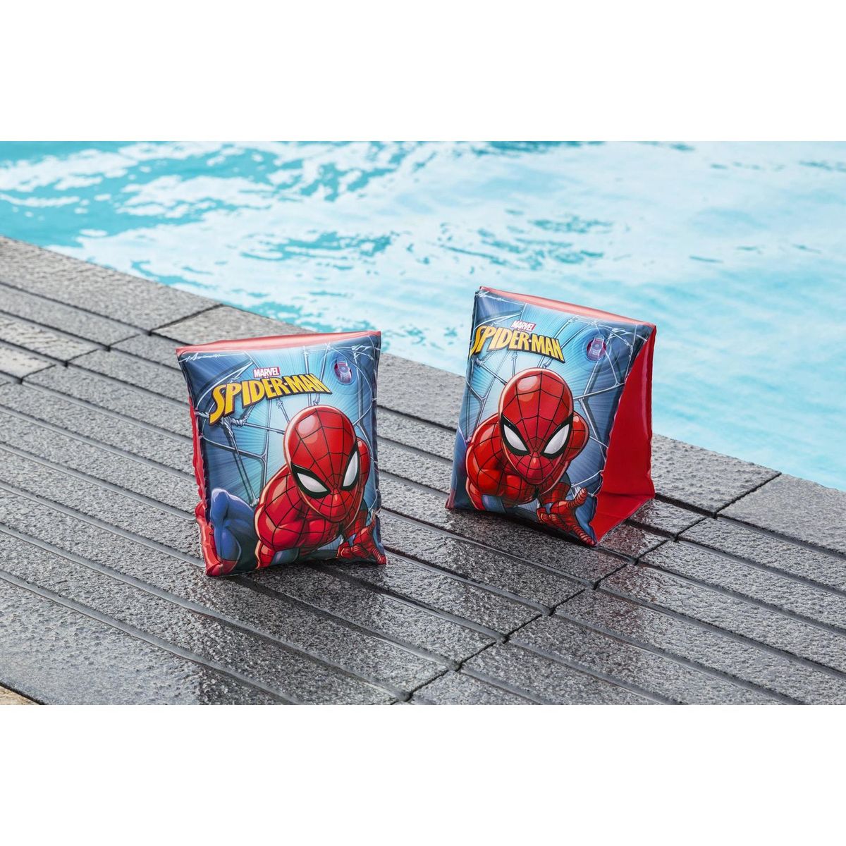 BESTWAY - Flotador para niños para Brazo 23x15cm Spiderman