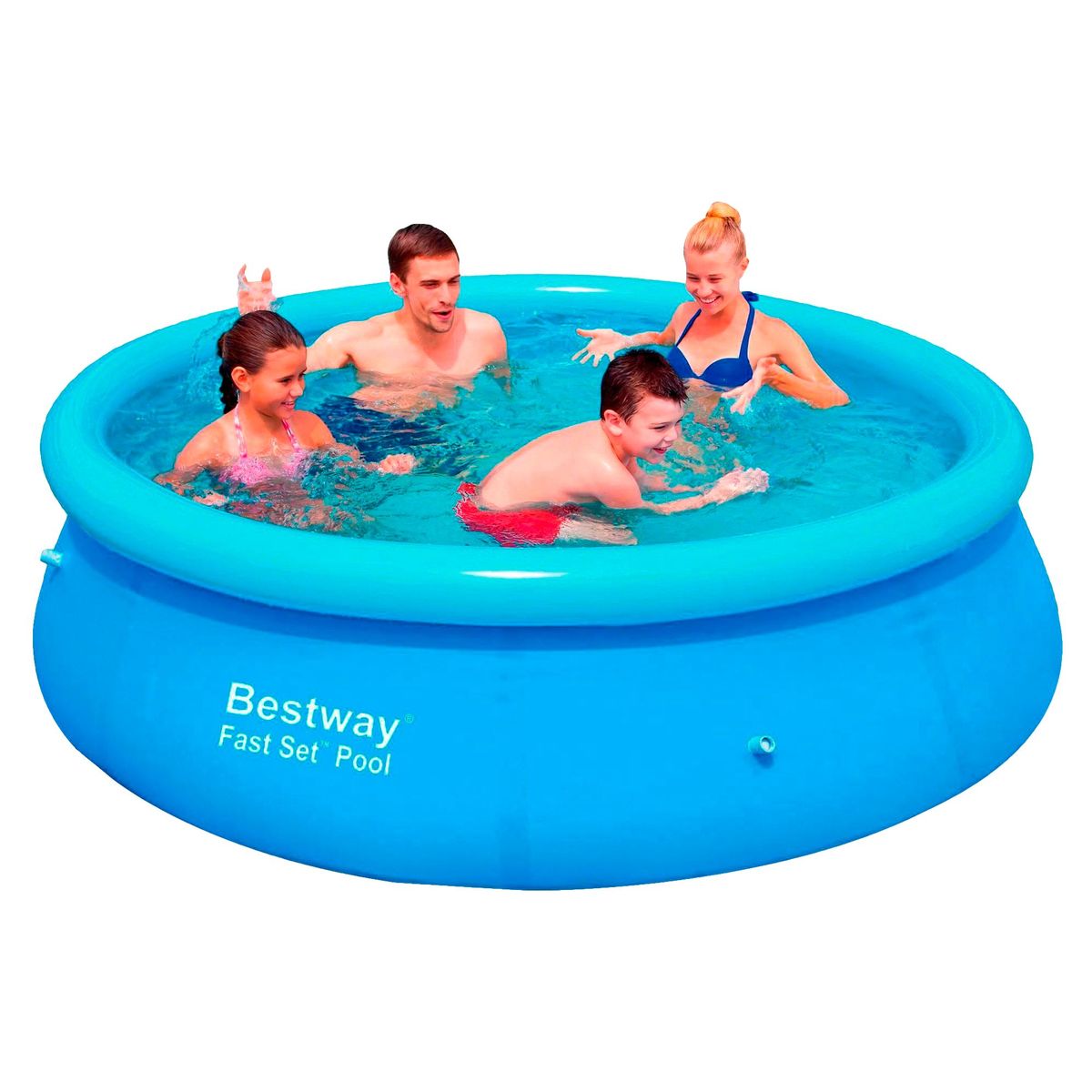 BESTWAY - Piscina Inflable 244x66cm Fast Set