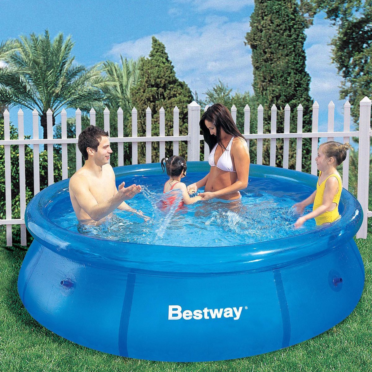 BESTWAY - Piscina Inflable 244x66cm Fast Set