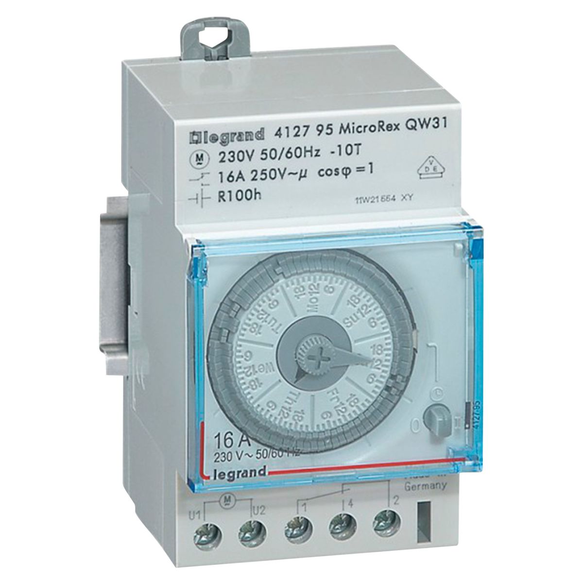 Interruptor Horario Analógico Semanal 16A 230V, marca LEGRAND - Foto Principal