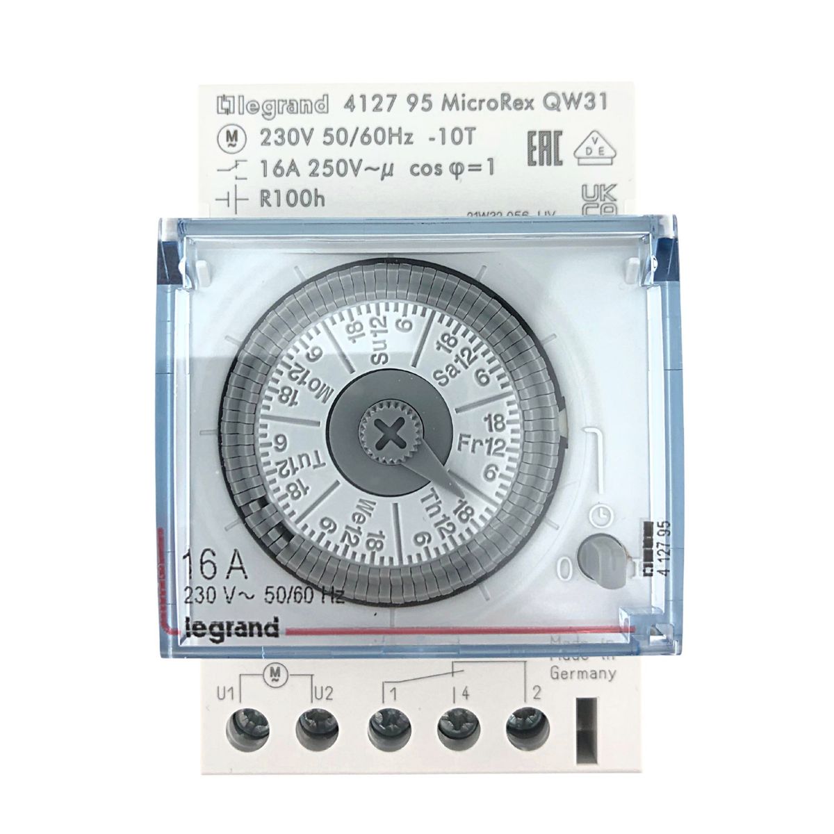 Interruptor Horario Analógico Semanal 16A 230V, marca LEGRAND - Foto 2