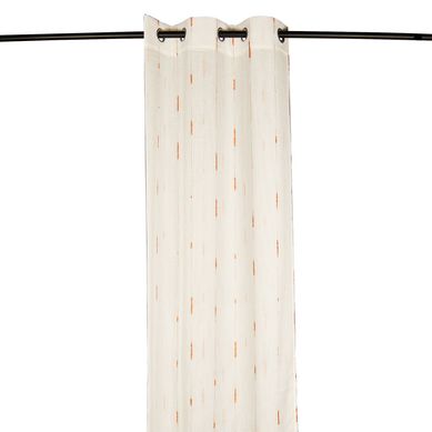 Cortina de Tela Ojal Tul 160x240cm Naranja