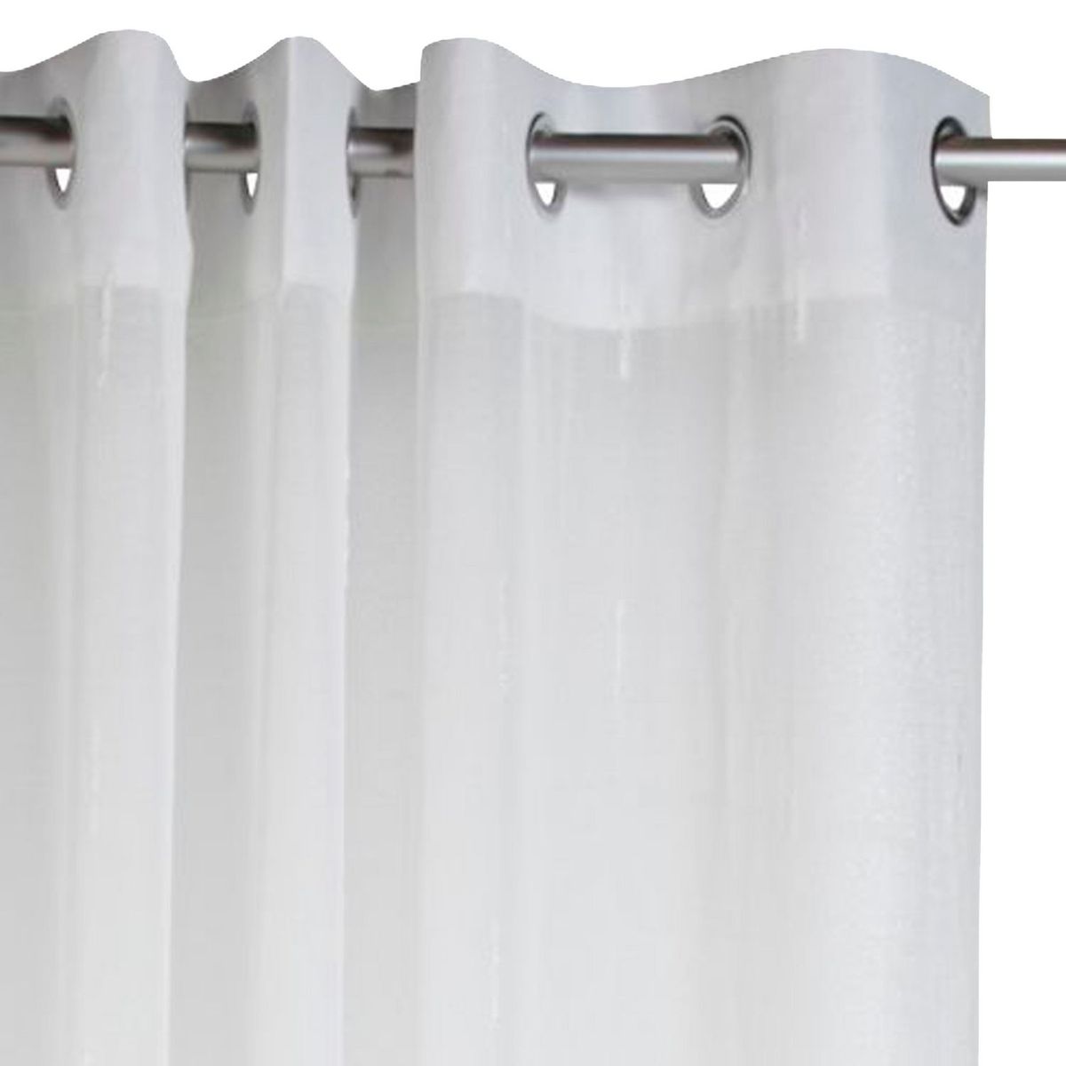 JUST HOME COLLECTION - Cortina de Tela Ojal Tul 160x240cm Crema