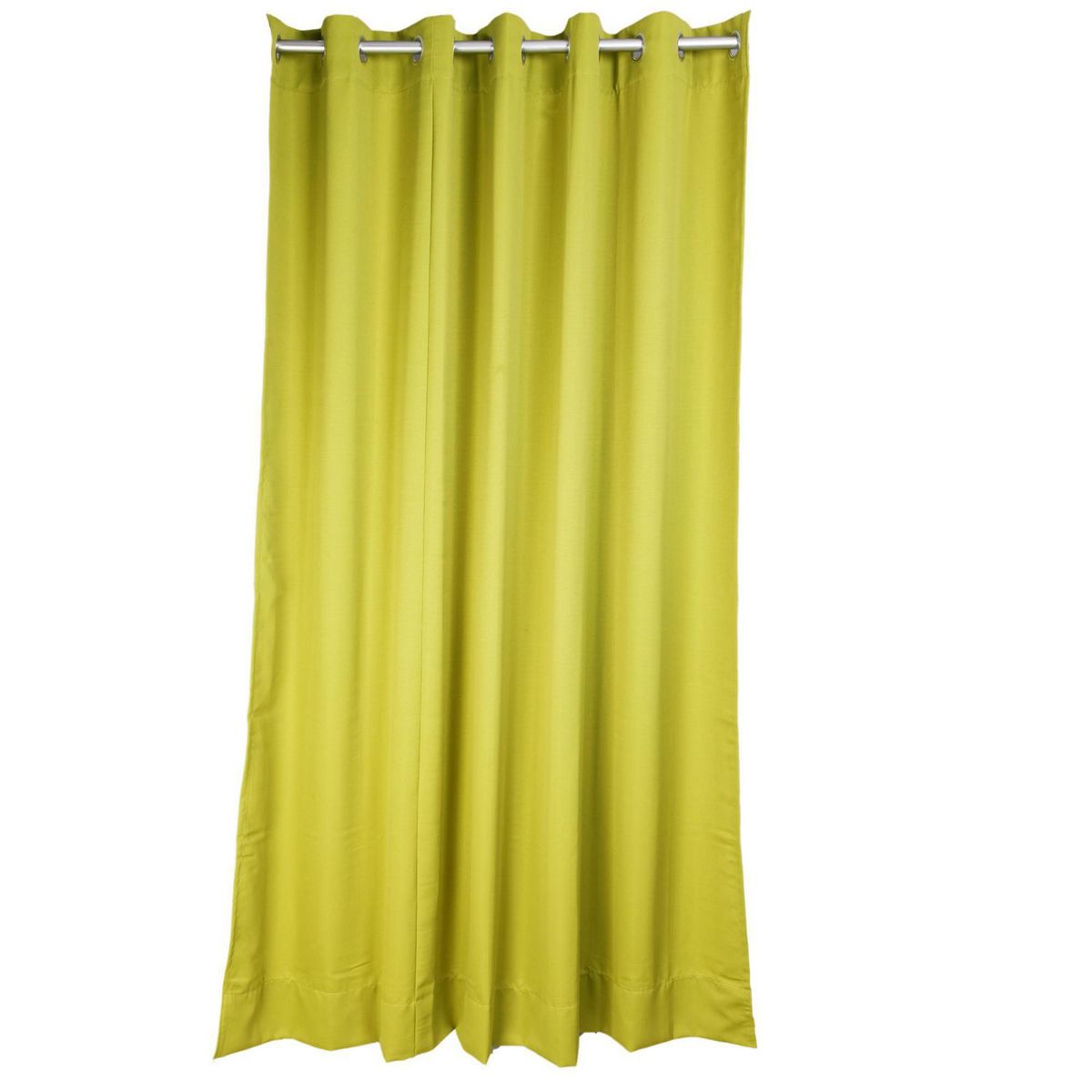 JUST HOME COLLECTION - Cortina de Tela Ojal Metal 210x240cm Verde