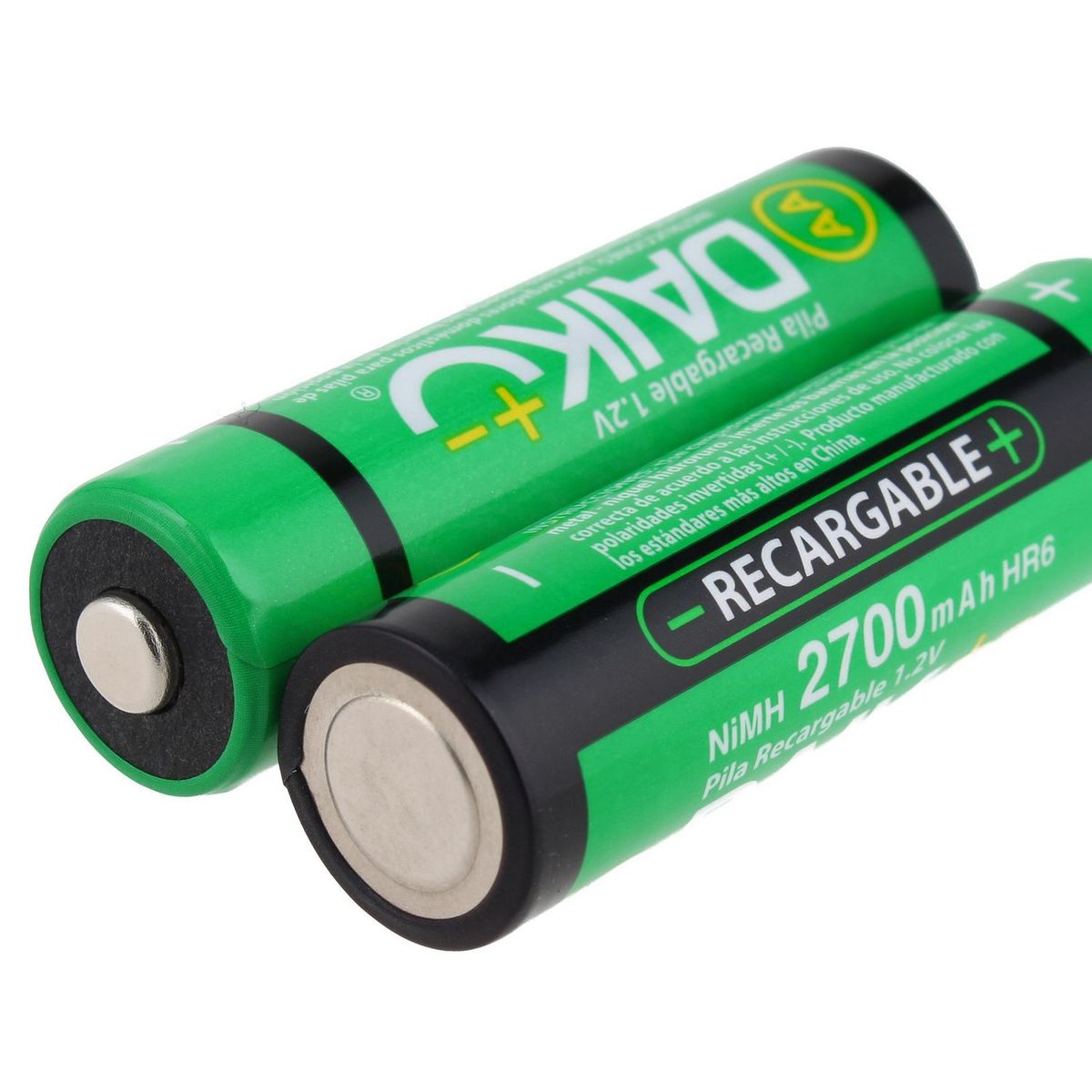 DAIRU - Pilas Recargables AA