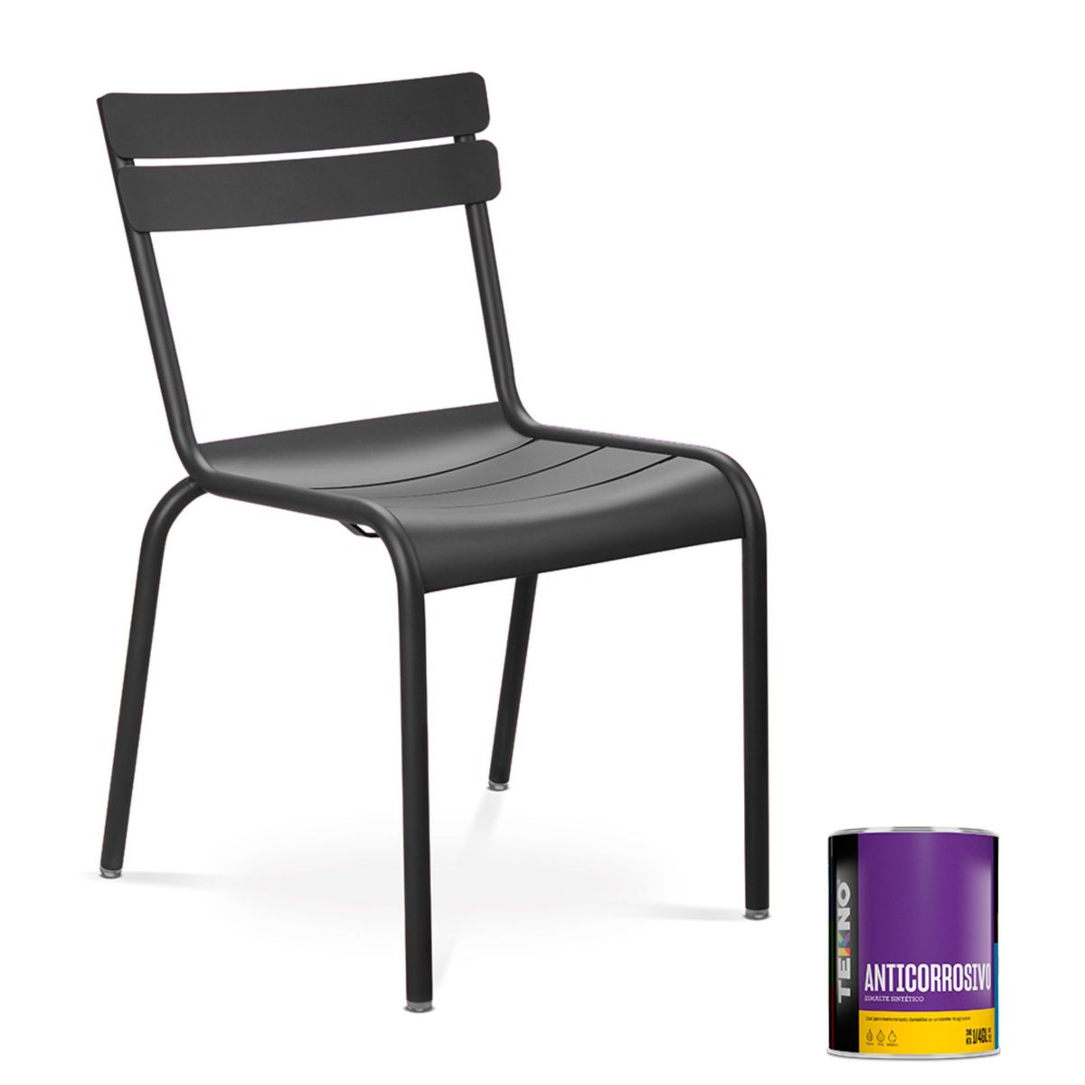 TEKNO - Anticorrosivo Tekno Negro 1/4 Gl