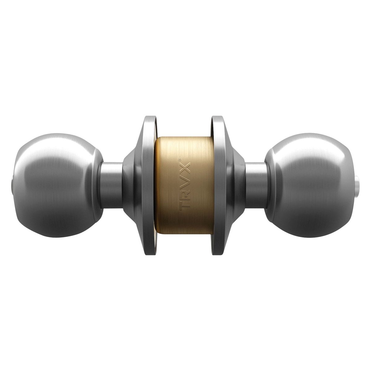 TRAVEX - Cerradura de Pomo Baño Acero