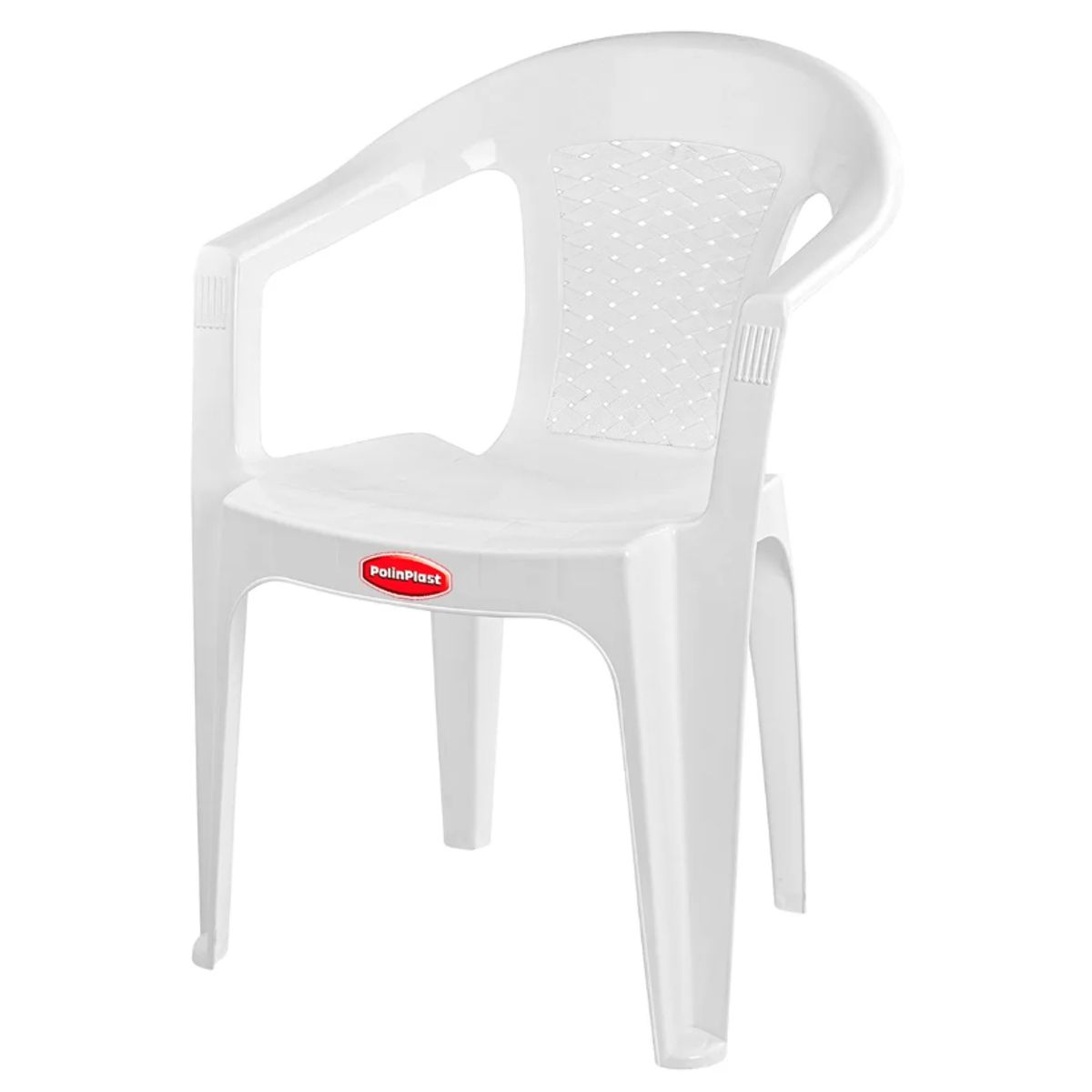 Silla de Plástico Florencia Blanca, marca POLINPLAST - Foto Principal